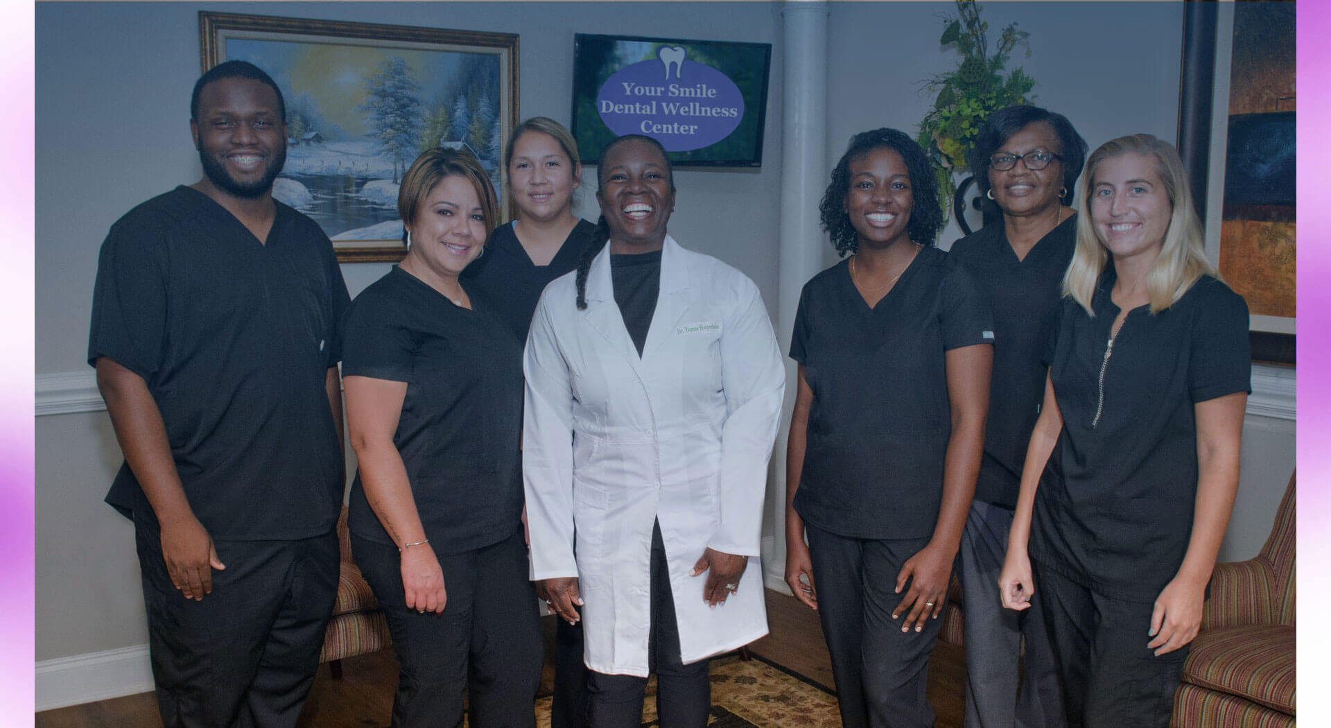 Dr. Yvonne Caton with her team
